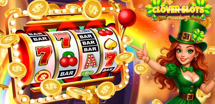 Mesa de blackjack com cartas e fichas, máquina de slot brilhante e roda de roleta, ilustrando a diversidade de jogos de cassino no 365bet pix.